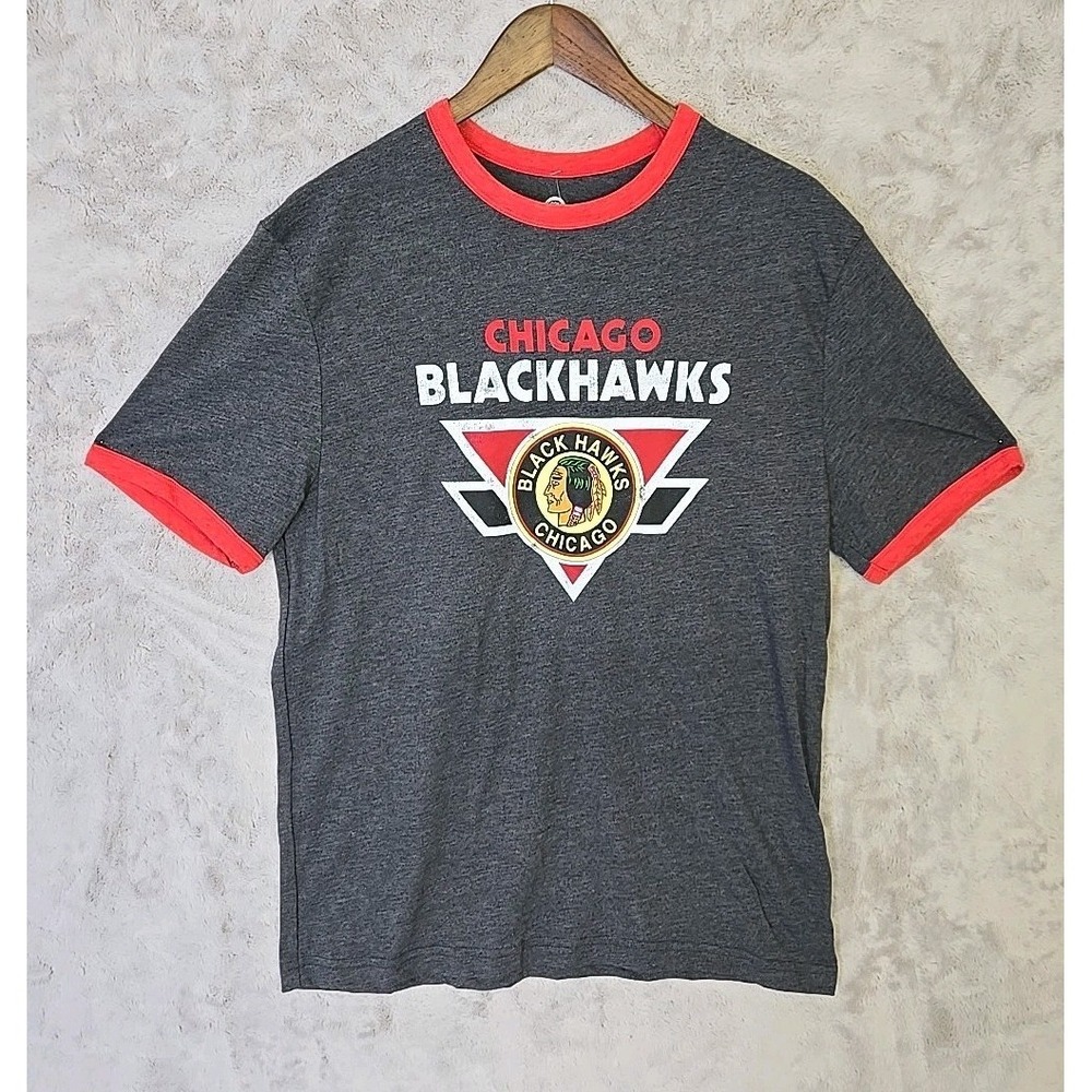 Chicago Blackhawks Vintage Logo NHL Shirt T-shirt size Men's Large
